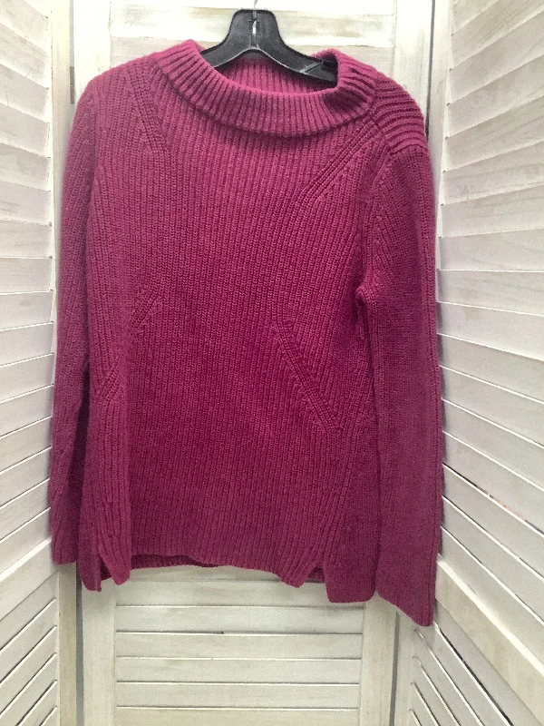 Racerback women's sweaterSweater By Talbots In Purple, Size: M