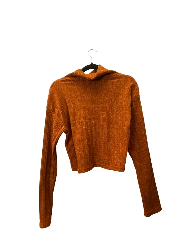 Olive green women's sweaterSweater By Clothes Mentor In Orange, Size: M