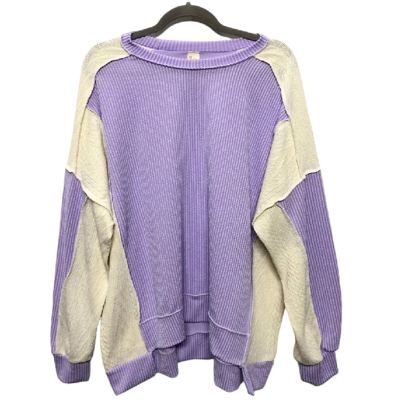 Capsule collection women's sweaterSweater By 7th Ray In Purple, Size: L