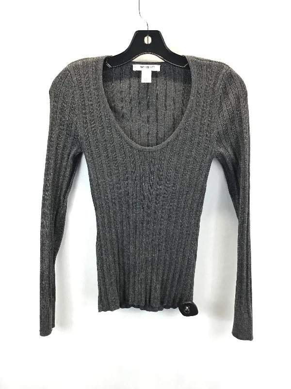 Casual women's sweaterSweater By White House Black Market In Grey, Size: Xs