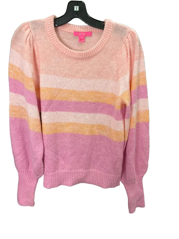 Navy blue women's sweaterSweater By Lilly Pulitzer In Pink, Size: S