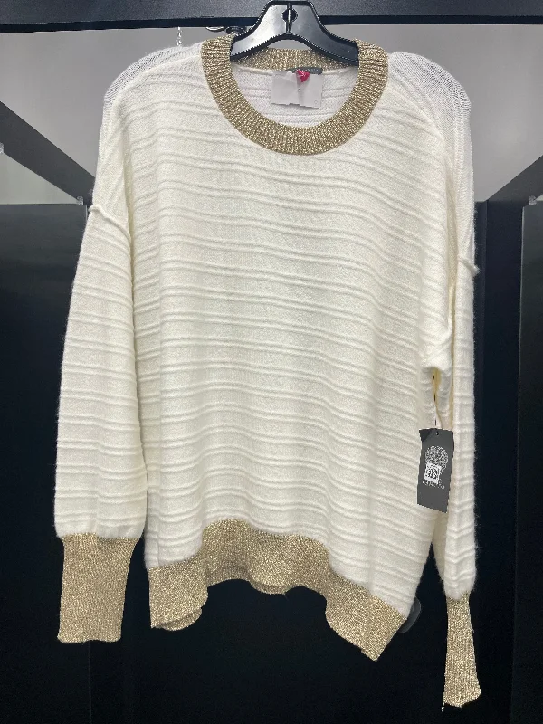 Chenille women's sweaterSweater By Vince Camuto In Cream, Size: S