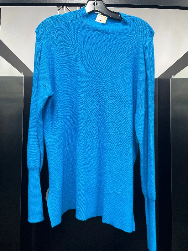 Ripped and distressed women's sweaterSweater By Jodifl In Turquoise NWT, Size: S