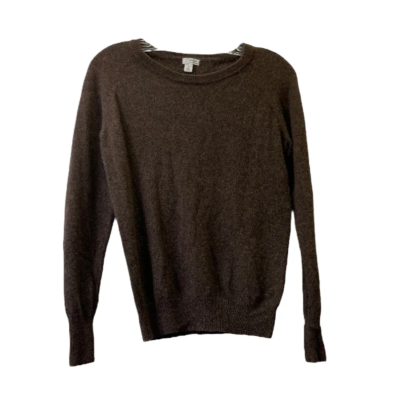 Fine knit women's sweaterSweater Cashmere By Halo In Brown, Size: M