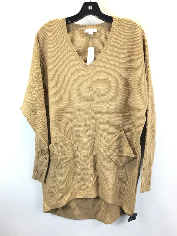 Running women's sweaterSweater By New York And Co In Tan, Size: S