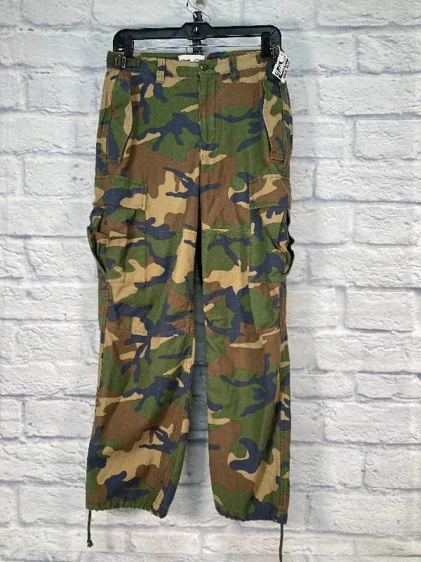 Warm women's trousers for winterPants Cargo & Utility By Clothes Mentor In Camouflage Print, Size: 4