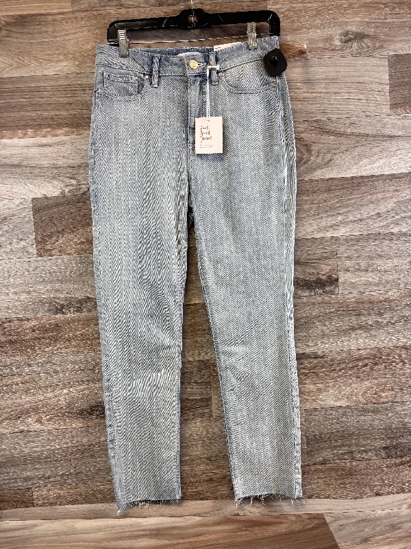 Light wash jeans for a casual vibeJeans Skinny By Lc Lauren Conrad In Blue & White, Size: 10