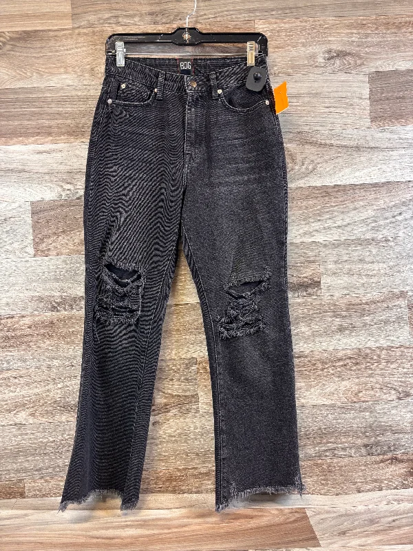 Rigid denim women's jeansJeans Straight By Bdg In Black Denim, Size: 4