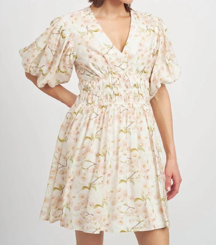 Plus-size dresses for womenCallie Mini Dress In Peony Green