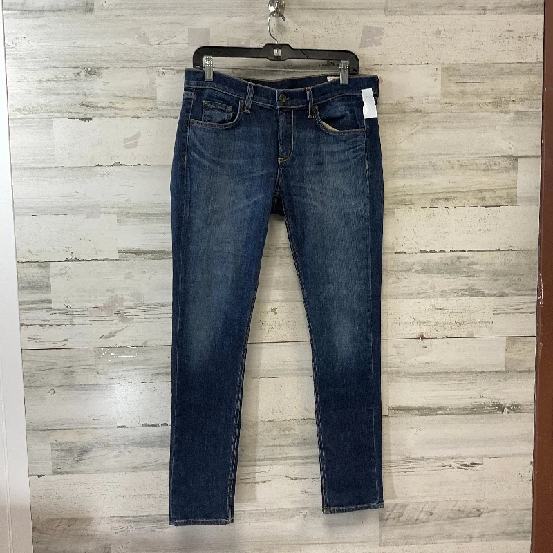 Custom-made jeans for women with personalized fits and unique designs.Jeans Skinny By Rag & Bones Jeans In Blue Denim, Size: 6