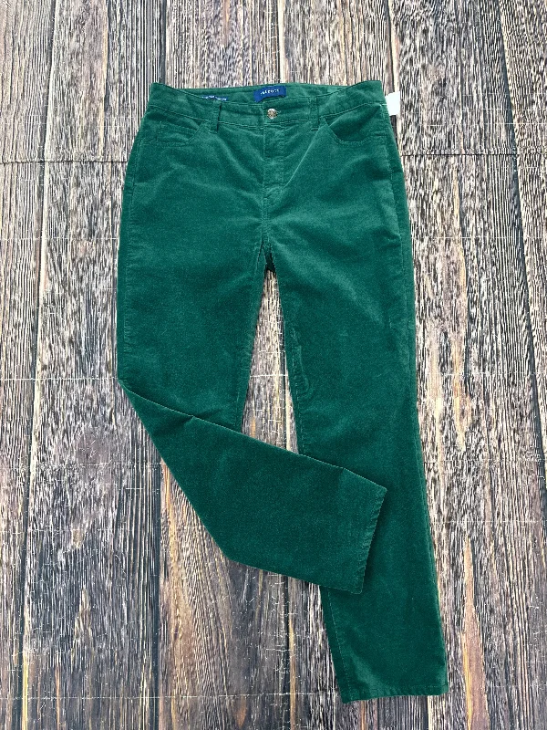 Bohemian women's shortsPants Corduroy By Talbots In Green, Size: 10p