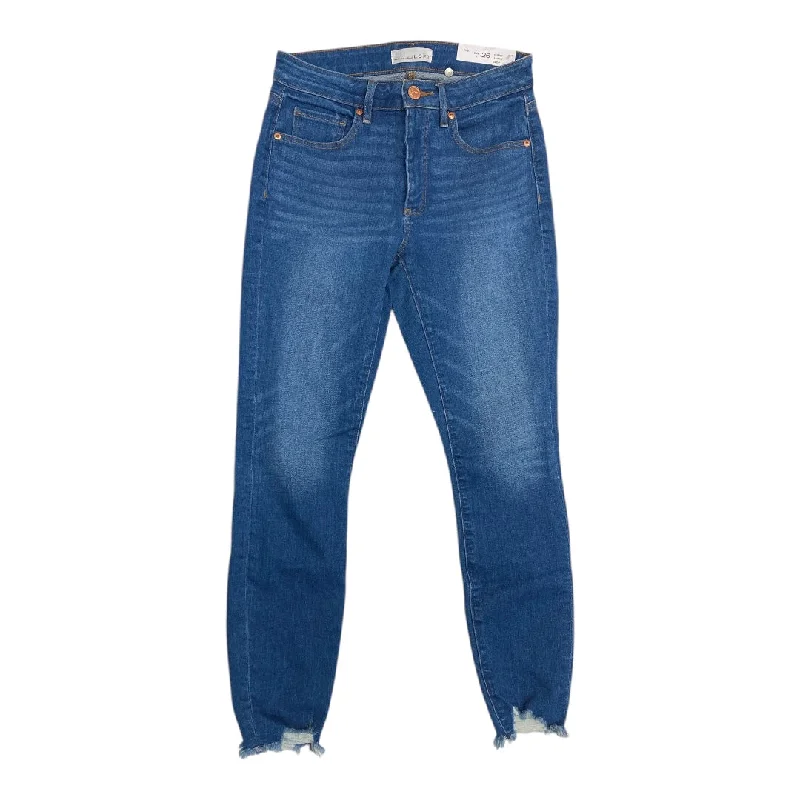 Stretch denim jeans with a high stretch factor for comfort and mobilityJeans Skinny By Loft In Blue Denim, Size:2