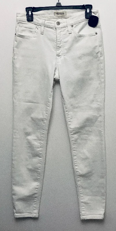 Stretch denim jeans with a low rise and fitted legs for a modern lookJeans Skinny By Madewell In White, Size: 6