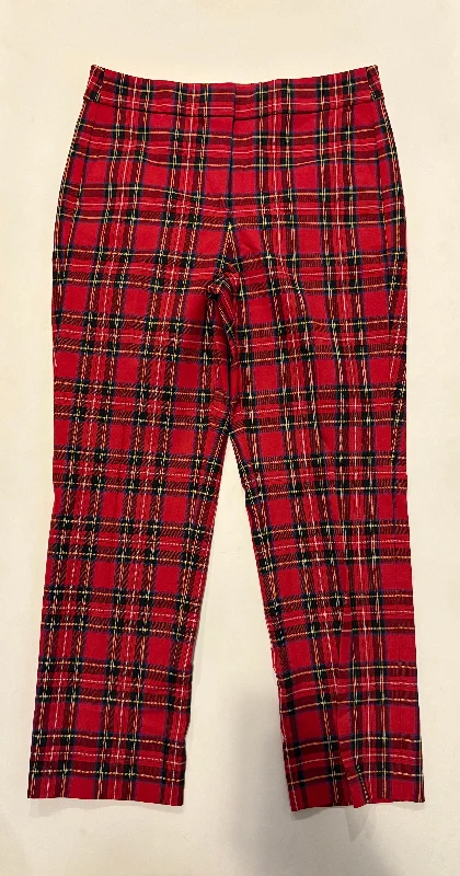 Water-resistant women's shortsPants Dress By J. Crew In Plaid Pattern, Size: 6