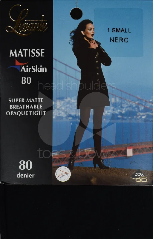 lingerie with lace details on the strapsLevante Matisse Airskin 80 Denier Comfort Band Tights