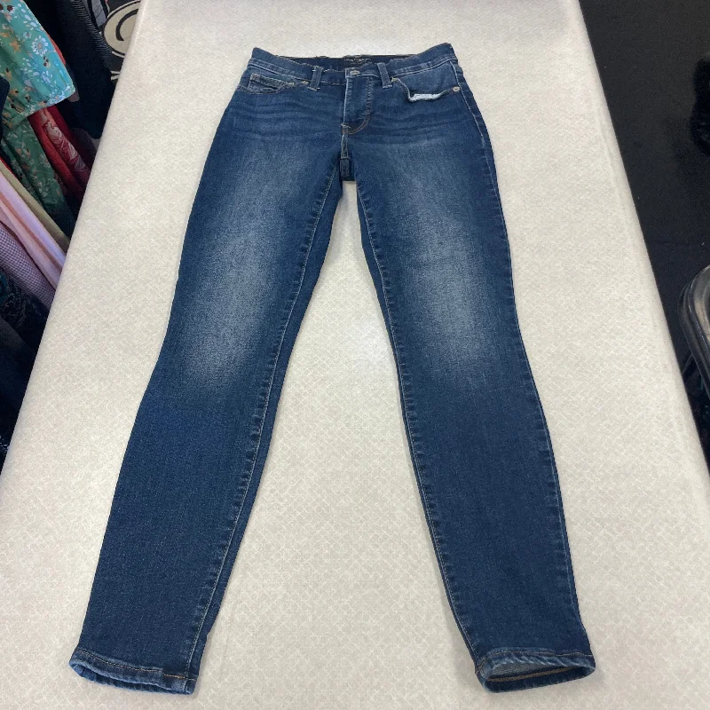 Jeans with embroidery for a touch of eleganceJeans Skinny By Lucky Brand In Blue Denim, Size: 2