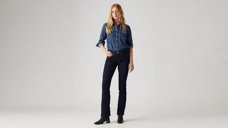 Jeans with a cropped length and distressed finish for a trendy and casual appearanceLevi's® Women's 315 Shaping Bootcut Jeans