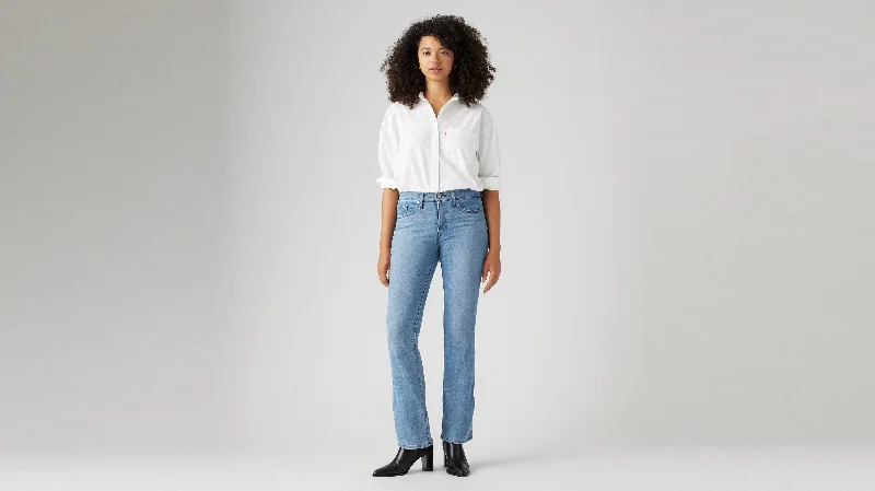 Stretch denim jeans with a fitted waist and loose legs for a comfortable and flattering fitLevi’s® Women's 315 Shaping Bootcut Jeans