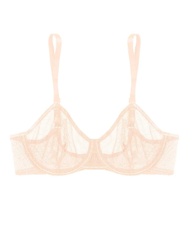 lingerie with mesh insertsjabouley lace underwire bra