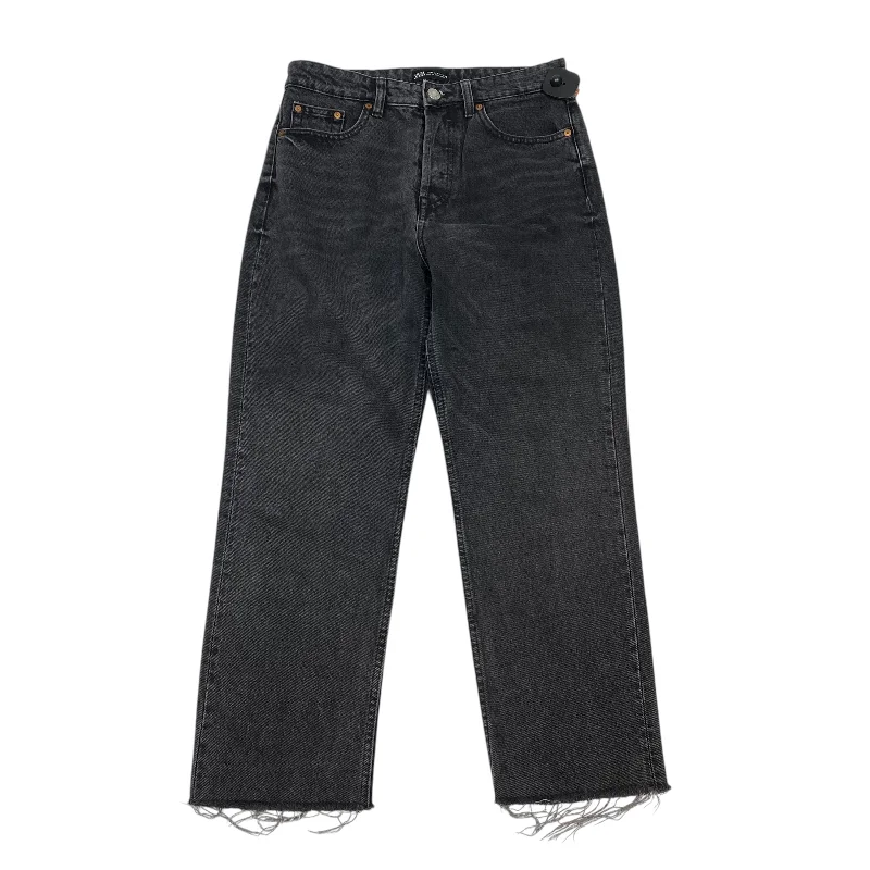 Jeans with a slim fit for a polished appearanceJeans Straight By Zara In Grey Denim, Size: 8