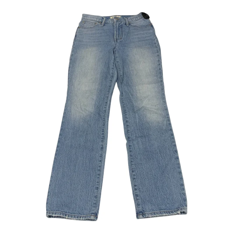 Skinny jeans with a cropped hem for a trendy lookJeans Straight By Madewell In Blue Denim, Size: 2