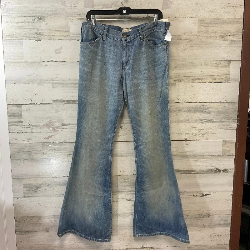 Short women's jeans (hot pants)Jeans Flared By Current/elliott In Blue Denim, Size: 10