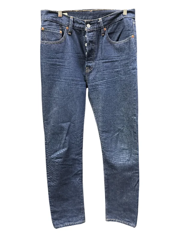 Jeans with contrast pockets and back patchesJeans Straight By Wrangler In Blue Denim, Size: 30