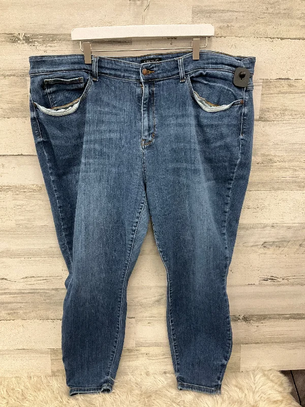 Jeans with a classic straight leg and fitted waist for a flattering silhouetteJeans Skinny By Judy Blue In Blue Denim, Size: 24