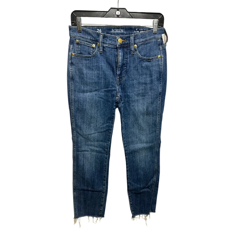 Stretchy jeans for comfort and fitJeans Straight By J. Crew In Blue Denim, Size: 2