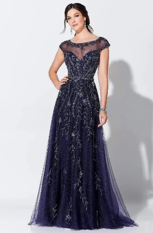 Limited edition dresses for collectorsIvonne D for Mon Cheri - 119D48W Embellished Bateau Evening Gown