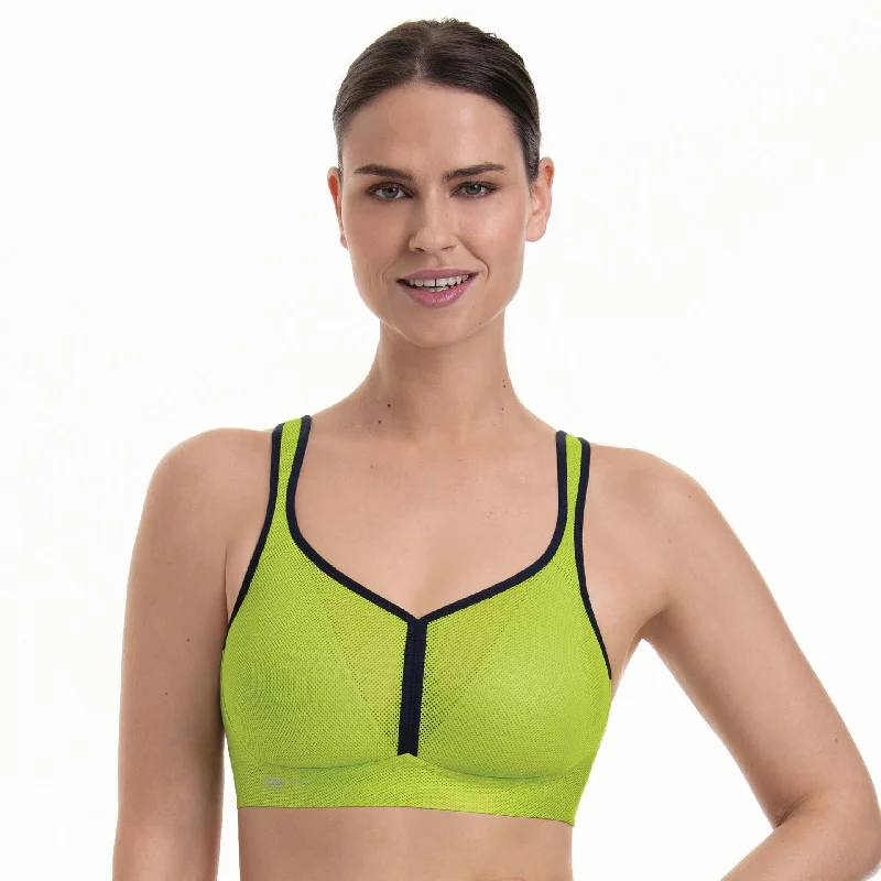 lingerie inspired by lingerie brandsAnita Air Control Sports Bra in Apple Green (#5544)