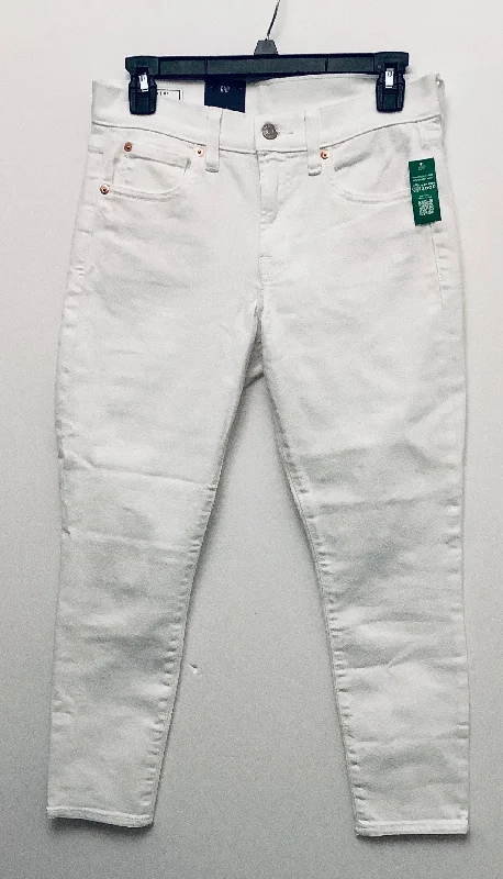 Jeans with a high waist and wide legs for a vintage and flattering fitJeans Skinny By Gap In White, Size: 6