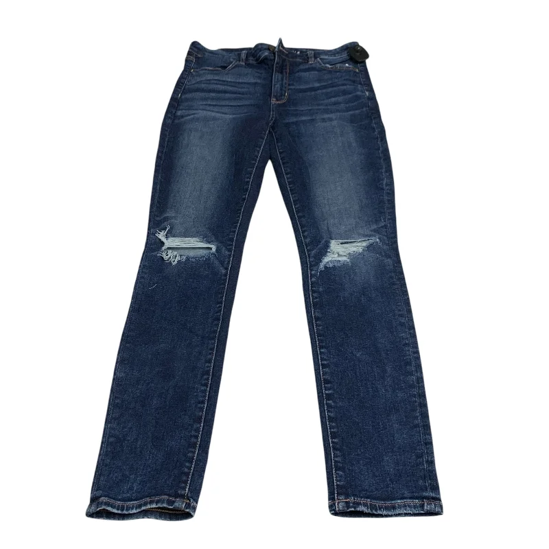 Jeans with a classic five-pocket design and added stretch for ease of movementJeans Skinny By American Eagle In Blue Denim, Size: 14