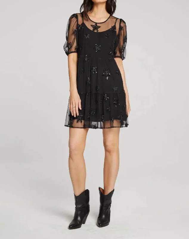 Short-sleeved dresses for womenTyler Mini Dress In Black