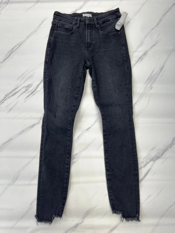 Stretch denim jeans with a fitted waist and loose legsJeans Skinny By Good American In Black, Size: 6