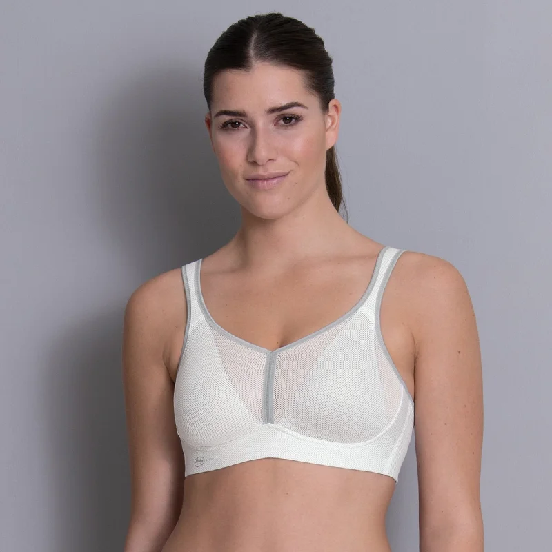 lingerie inspired by lingerie adsAnita Air Control Sports Bra in White (#5544)