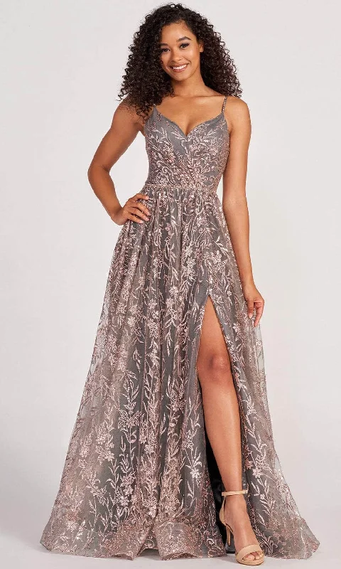 Halter dresses for womenColette By Daphne CL2022 - Sequin A line Prom Dress