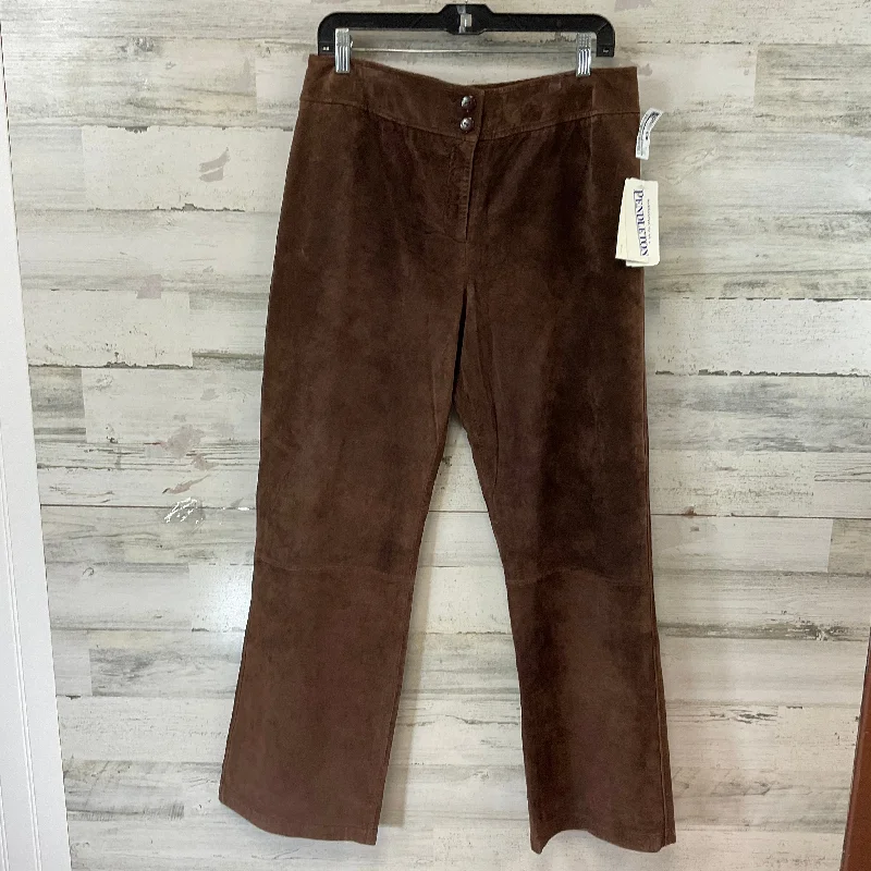 Elegant women's pantsPants Leather By Pendleton In Brown, Size: 14