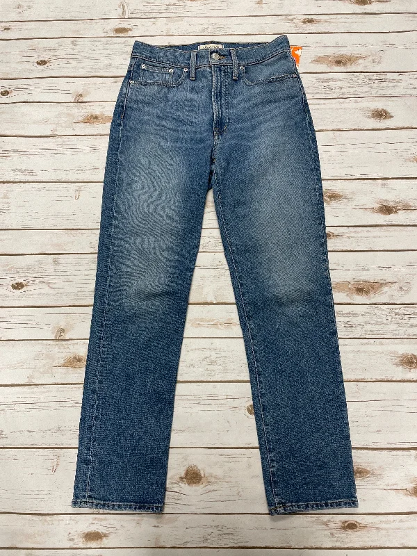 Rigid denim women's jeansJeans Straight By Madewell In Blue Denim, Size: 4