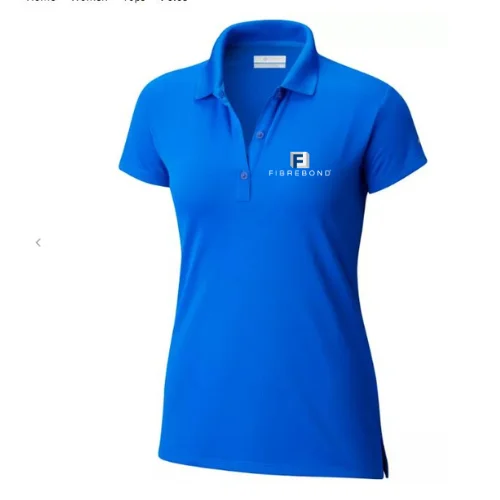 Solid color women's topsWomen's PFG Innisfree Short Sleeve Polo