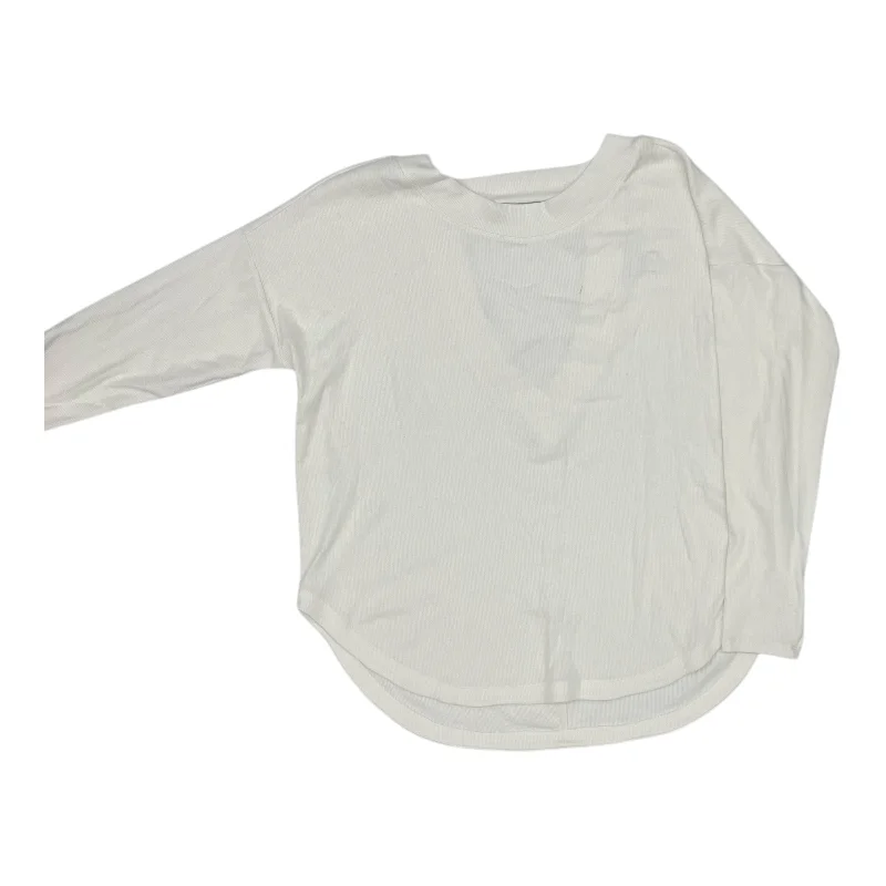 Pastel women's topsTop Ls By Athleta In Cream, Size:L