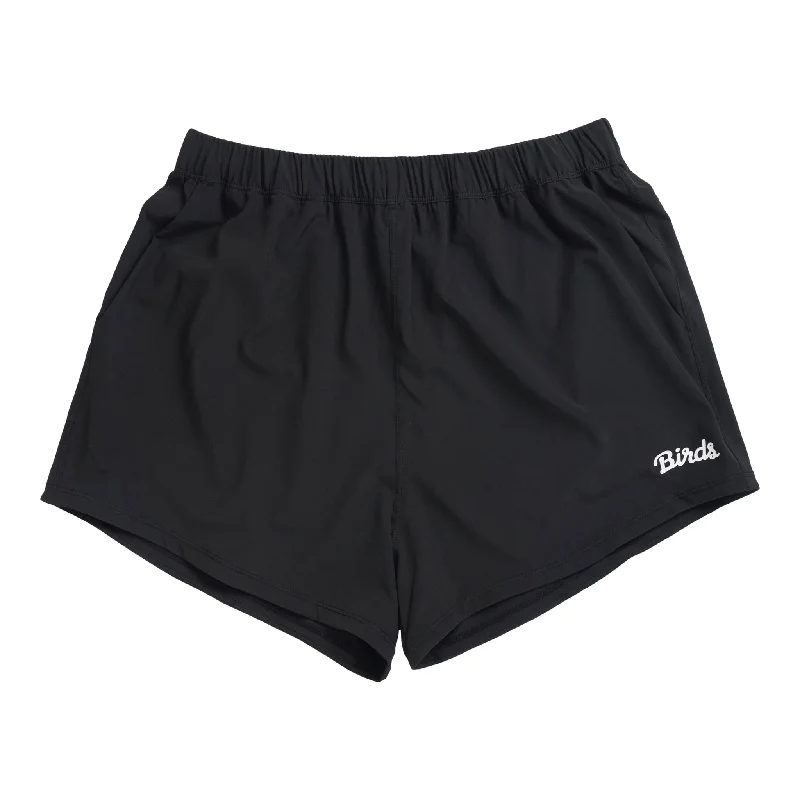 Pullover women's topsBirds Shorts – Black