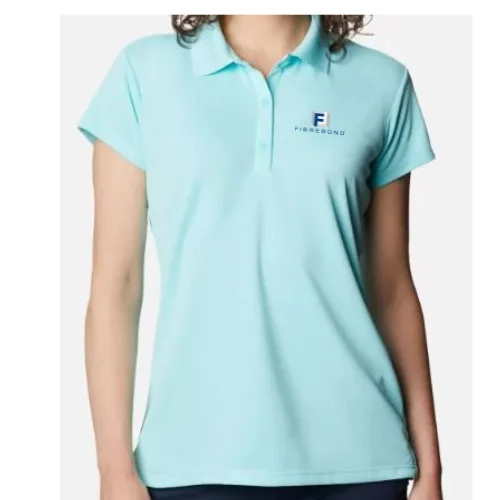 White women's topsWomen's PFG Innisfree Short Sleeve Polo