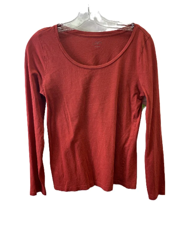 Suede women's topsTop Long Sleeve Basic By Loft  Size: S