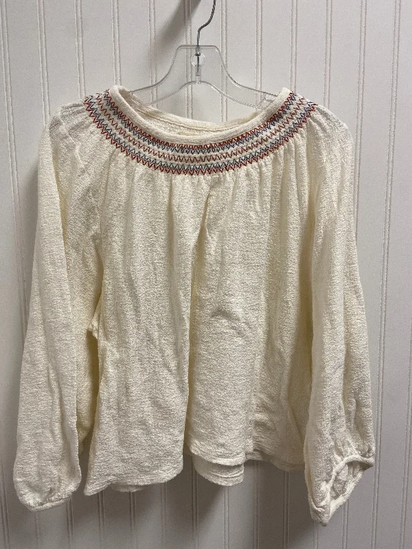 Suede women's topsTop Long Sleeve By Madewell  Size: L